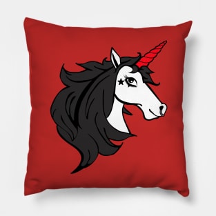 Gothic Unicorn Pillow