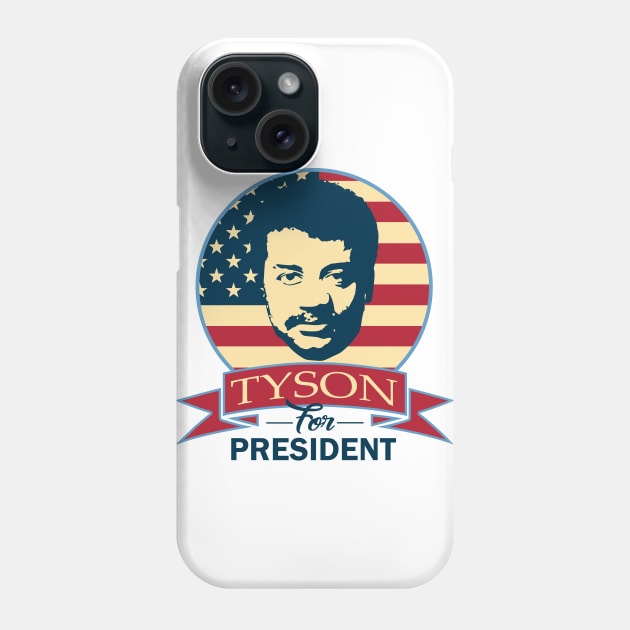 Tyson For President Phone Case by Nerd_art