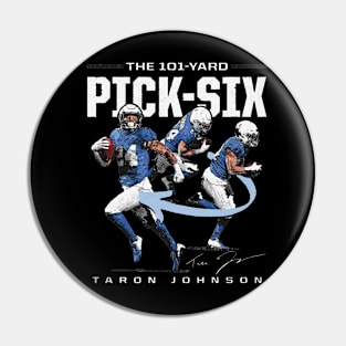 Taron Johnson Buffalo Pick-Six Pin