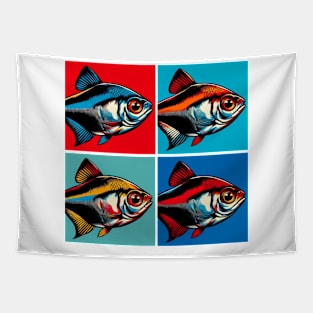 Redeye Tetra - Cool Tropical Fish Tapestry