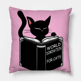 WORLD DOMINATION FOR CATS Pillow