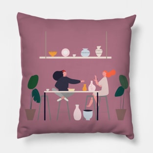 Pottery Studio Pillow