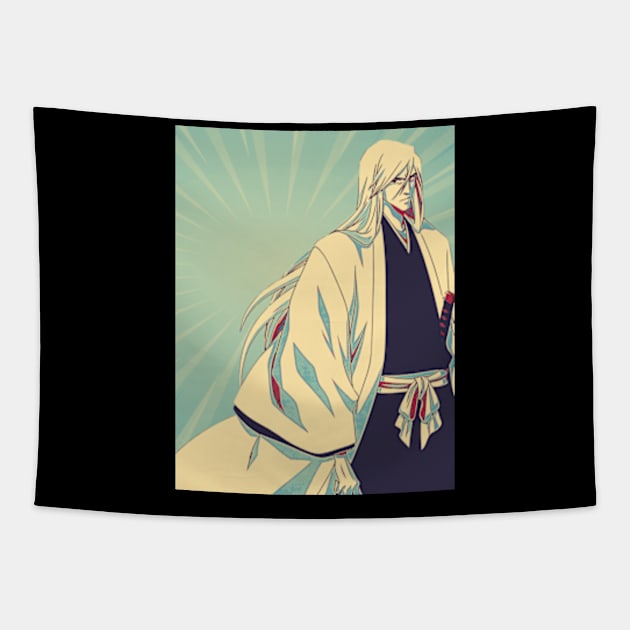 juushirou ukitake Tapestry by DinoZard