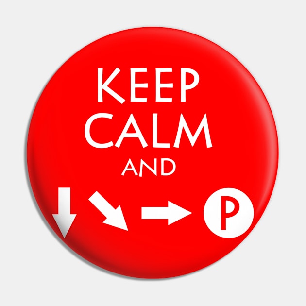 Keep Calm and Fireball Pin by cudatron