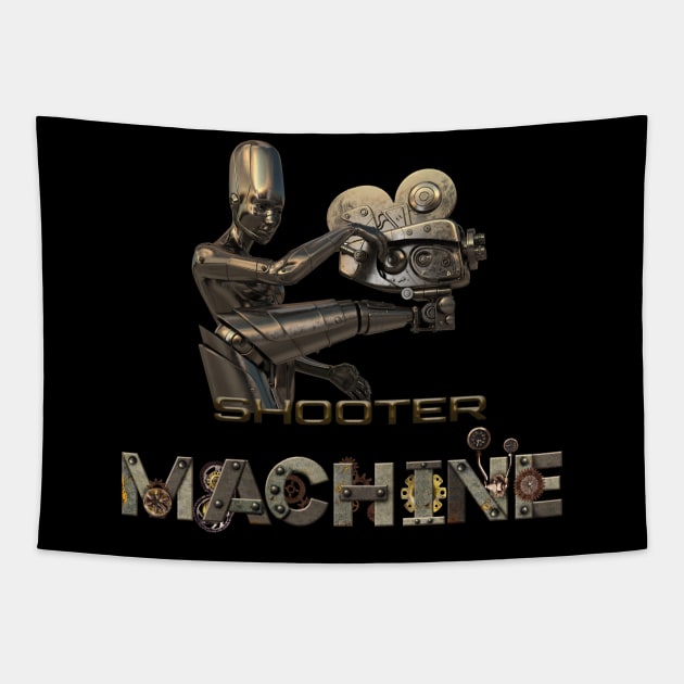 Robotic Film Shooter Cinematographer and Camera Stabilizer Tapestry by Dibble Dabble Designs