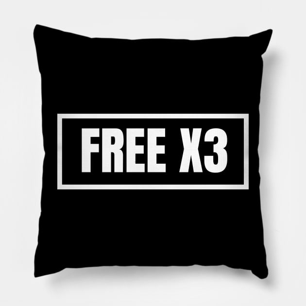 Free!! Free!! Free!!! Pillow by mksjr