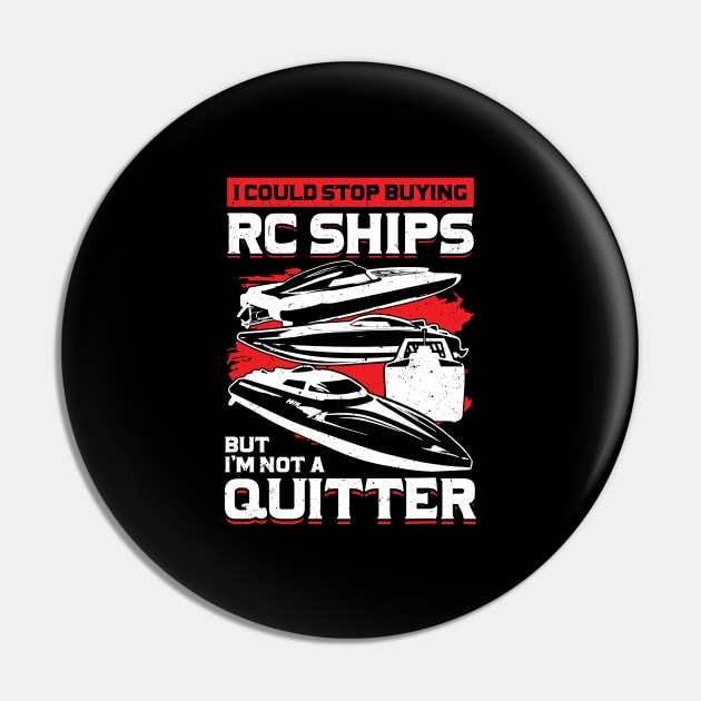 RC Ship Radio Controlled Boat Lover Gift Pin by Dolde08