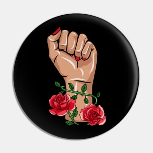 Feminism Fist! Pin