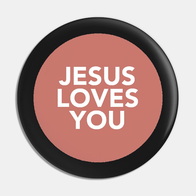 jesus loves you (cherry) Pin by mansinone3