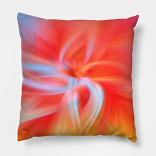 Swirling Poppies Pillow