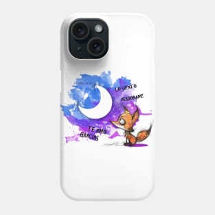 El zorro y la Luna Phone Case