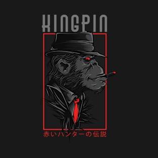 Fun Mafia Godfather Gorilla Ape Gangster Kingpin Crime Boss T-Shirt