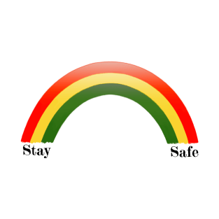 Stay Safe Rainbow T-Shirt