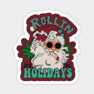 Rollin into the Holidays Magnet