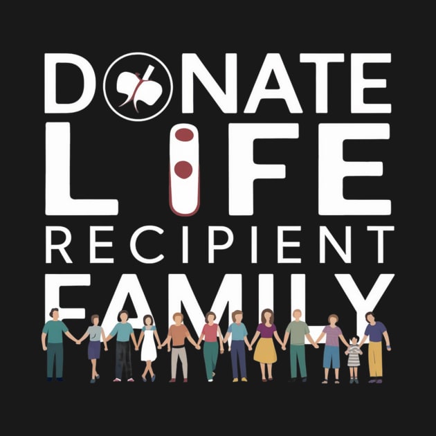 Donate Life Recipient Family by Vector Design Mart
