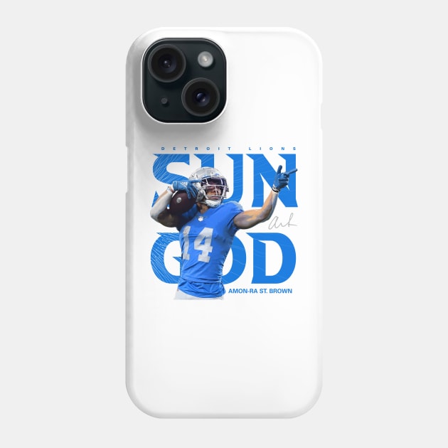 Amon-ra St. Brown Sun God Phone Case by Juantamad