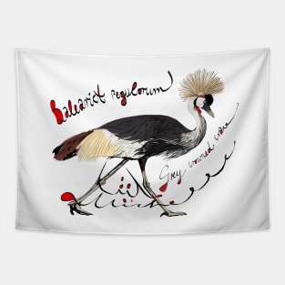 Grey Crowned Crane, Mahem Tapestry