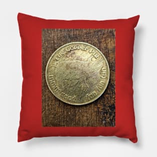 Copper Pig Coin Pillow