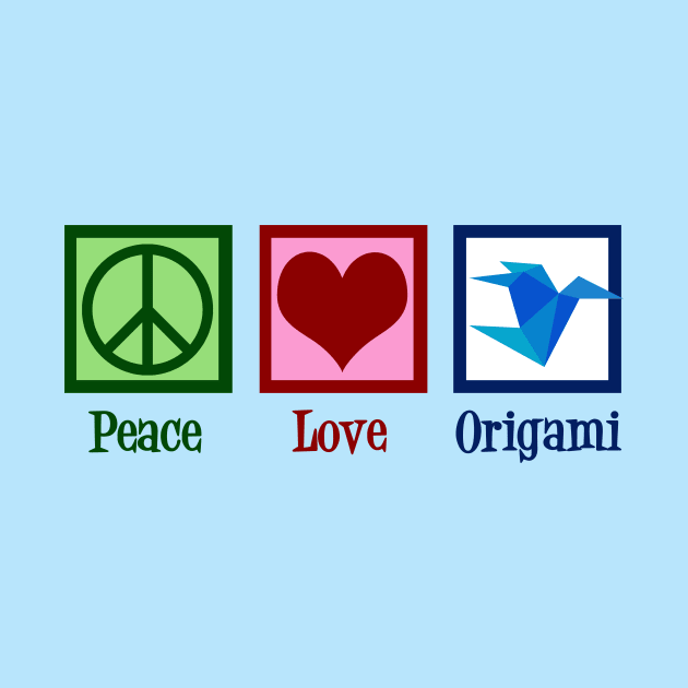 Peace Love Origami by epiclovedesigns