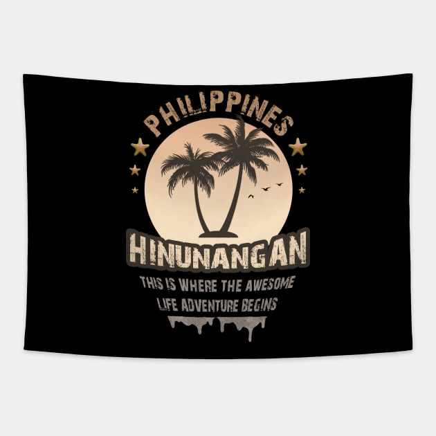 Hinunangan, Southern Leyte Philippines Tapestry by tatzkirosales-shirt-store