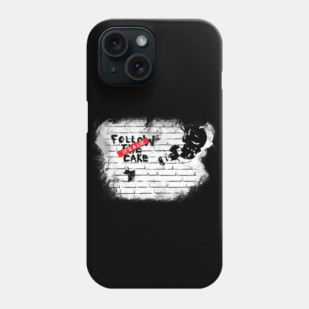 Follow The Cake Phone Case by BennyJayKay