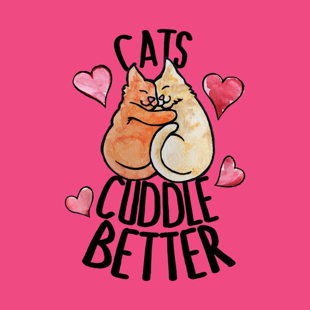 Cats Cuddle Better by bubbsnugg