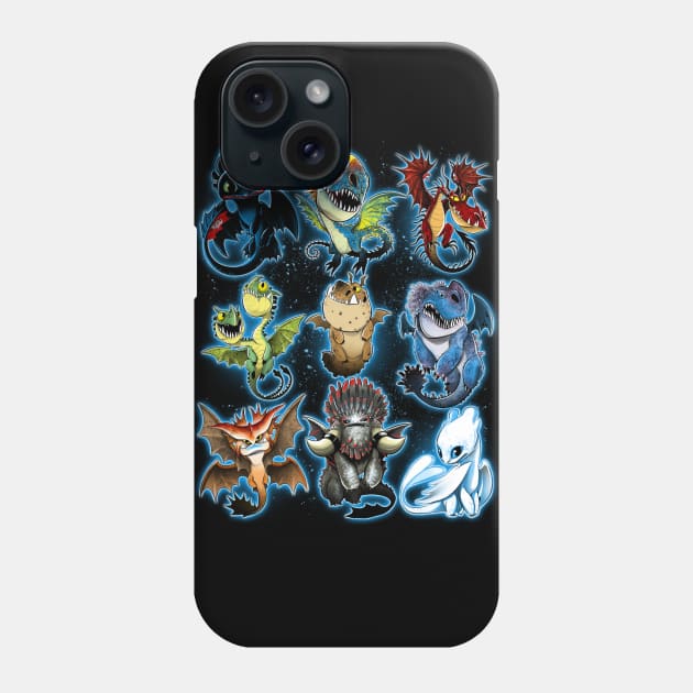 Trained Dragons Phone Case by alemaglia