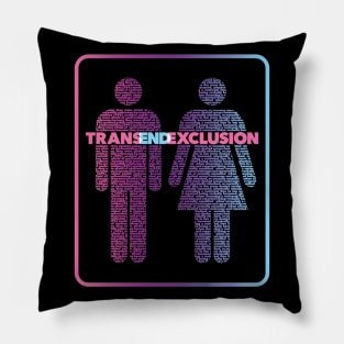 TransEndExclusion - Multicolor Pillow