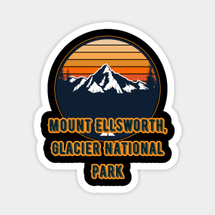 Mount Ellsworth, Glacier National Park Magnet