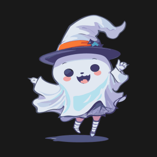 Witchy Ghost is Dabbing T-Shirt