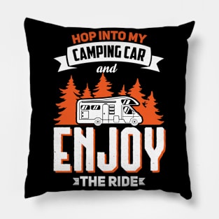 Exciting drive in camping car Pillow