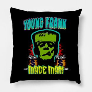 Young Frank Money (Made Man) Pillow