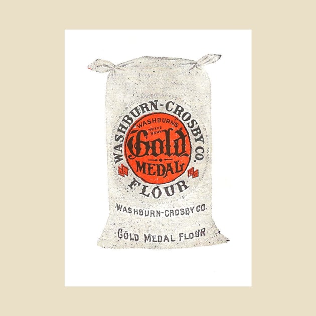 Vintage Ads - Gold Medal Flour by Kleiertees