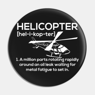 Funny Helicopter Pin