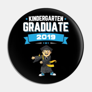 Flossing Kindergarten Graduate Class Of 2019 Boys Pin