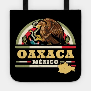 Oaxaca Mexico - Mapa Bandera Mexicana - Mexican State Tote