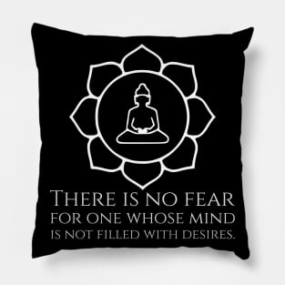 Inspiring Buddhist Philosophy Gautama Buddha Quote Pillow