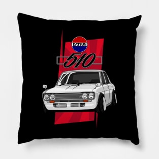 Datsun 510 (White) Pillow