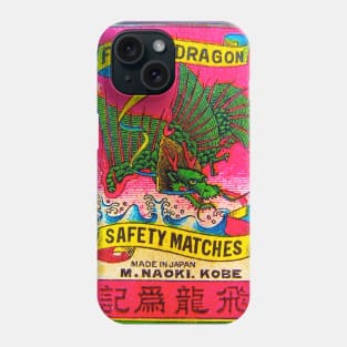 Dragon Japan Vintage Matches Phone Case