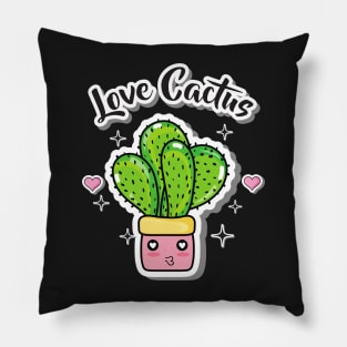 Small Cactus Lover - Love Cactus Pillow