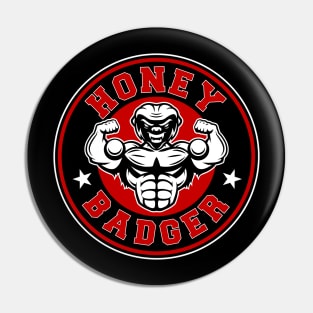 Honey Badger Gym Pin
