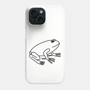 Minimal Frog Outline Phone Case