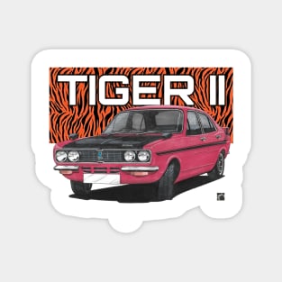 Geo3Doodles Hillman Avenger Tiger II Tiger Doodle Magnet