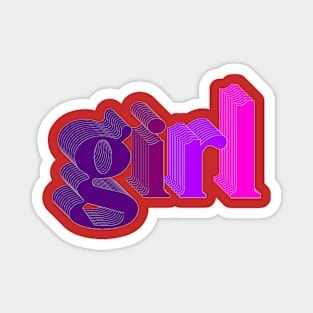 Girl Rock Magnet