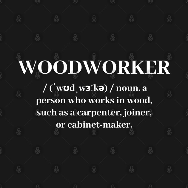 Woodworker Definition by Tree Tees