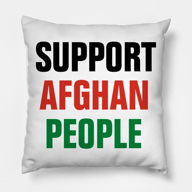 Support afghan people Pillow by empathyhomey