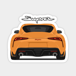 Rear Supra 5th Generation GR A90 orange Magnet