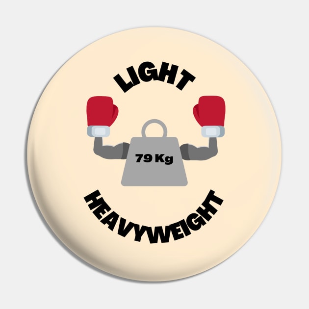 Light Heavyweight Boxer Pin by Sanders Sound & Picture