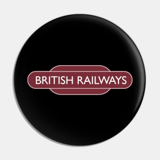 British Railways Totem Pin