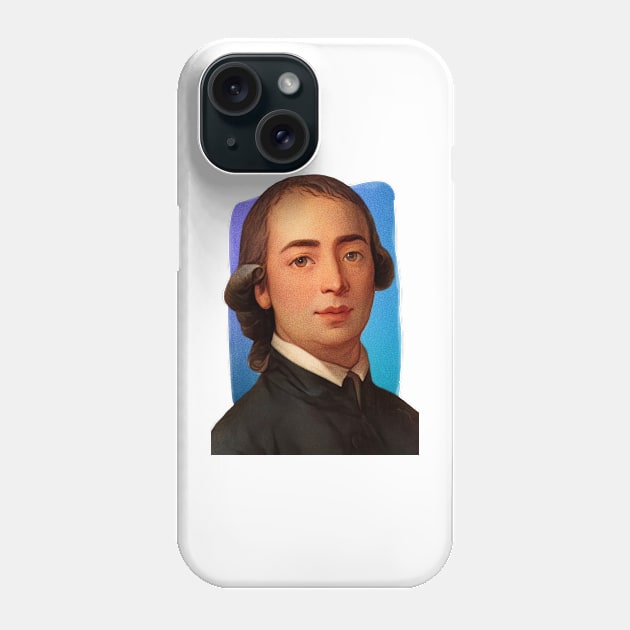 German Philosopher Johann Gottfried Herder illustration Phone Case by Litstoy 